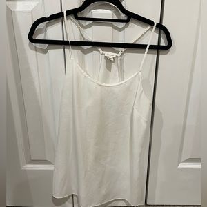 J. Crew white satin camisole